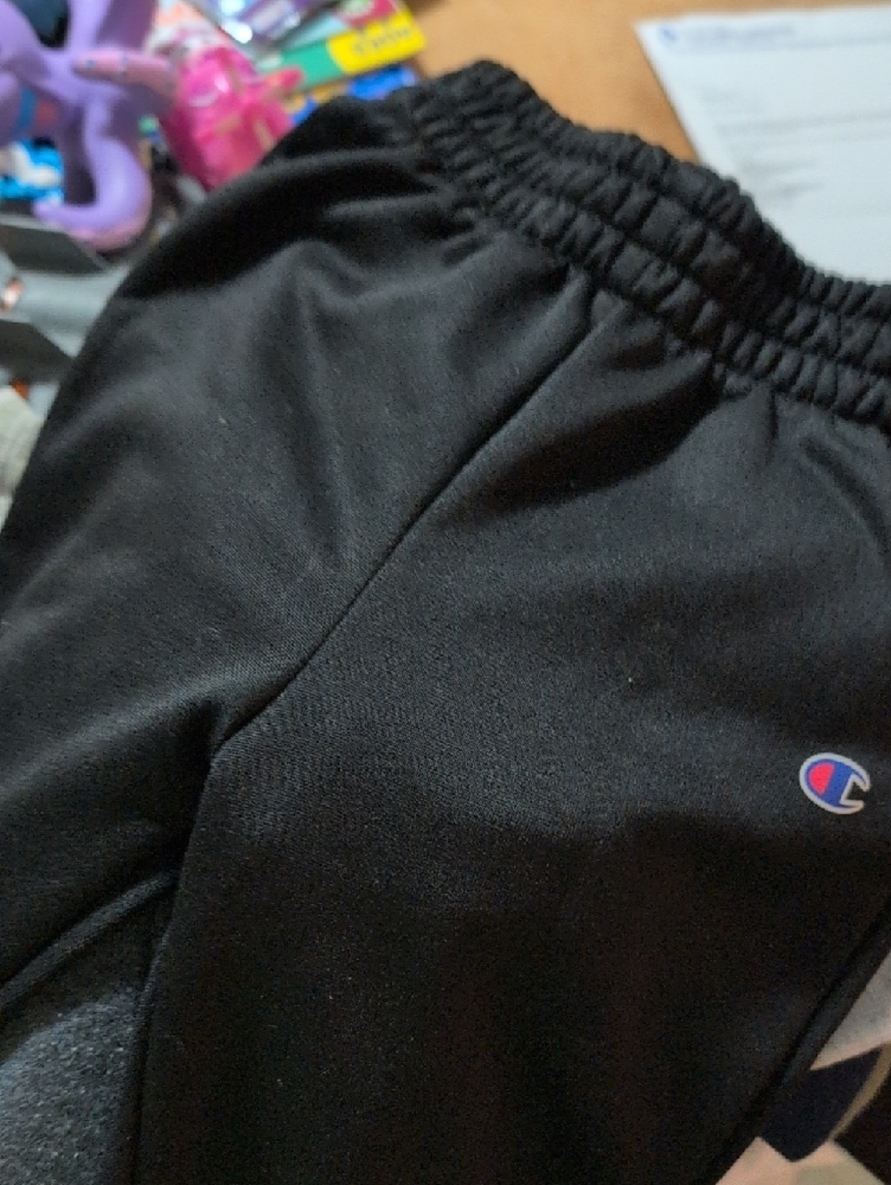 ❤️🔥10/$10❤️🔥 GUC Boys Champion Black Jogger Sweatpants Size 4T - Picture 2 of 3